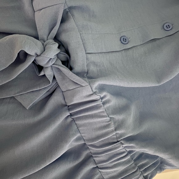 New with Tags cute dress size L; blue - Picture 5 of 5